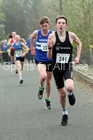 Boys and girls under-15s road race, 2019 Elswick Harirers Good Friday Road Relay, Newburn, Newcastle. Photo:  David T. Hewitson/Sports for All Pics